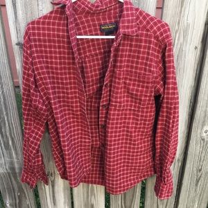 Plaid long sleeve shirt